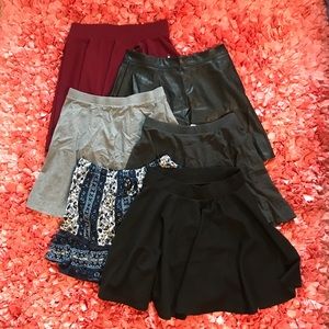 Bundle of Six Skater Skirts